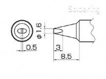 Spájkovací hrot T14-D16