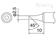 Spájkovacie hrot T18-CSF25