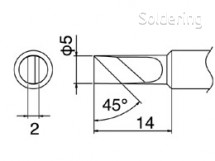 Spájkovací hrot T18-K