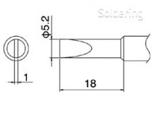 Spájkovací hrot T18-S3