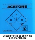 ESD dávkovacia fľaštička One-Touch durAstatic®, modrá, nápis "Acetone", 240ml, 35288