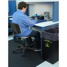 Vodivé PVC lino Statfree CV280 ™, rohož 2,0x900mm x 1,8m, čierne, 80173