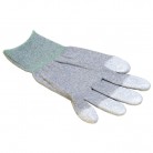 DESCO Europe - ESD rukavice s povrchovou úpravou špičiek, šedé, veľkosť XL, 221507