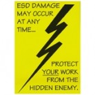 DESCO Europe - Plagát o ESD nebezpečenstve, 420x592mm, 5ks / bal, 248100