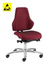ESD pracovná stolička LEAN, AS2, ESD5, A-LE1112AS červená