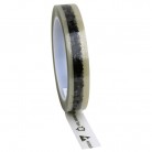 Charleswater - ESD lepiaca páska Wescorp ™, priehľadná so symbolmi, celulózová, 18mmx65,8m, 242271