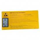 DESCO Europe - Tester ESD zápästných náramkov, s nástennou doskou, 222563