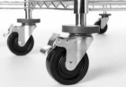 Smart Tray vozík z oceľových drôtov, vrátane 20 tácok, 510x415x40 mm