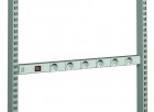 Treston - Káblový panel so zásuvkami, M750, 6 DE Schuko zásuviek, vypínač, 91151002P