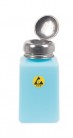 OEM PR - ESD dávkovacie fľaštička StaticTec, s pumpičkou, 200ml, modrá