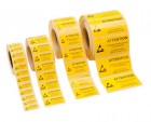 OEM PR - ESD štítky StaticTec, samolepiace, 38x75mm, 1000ks / role